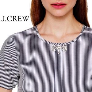 Darling Jeweled Bow Tie Top